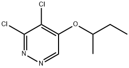 5-sec-butoxy-3,4-dichloropyridazine Struktur