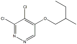 3,4-Dichloro-5-(2-Methylbutoxy)pyridazine Structure