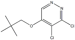 3,4-dichloro-5-(neopentyloxy)pyridazine Structure