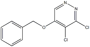 5-(benzyloxy)-3,4-dichloropyridazine Struktur