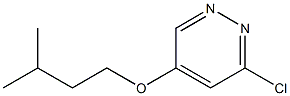 3-chloro-5-(isopentyloxy)pyridazine Struktur