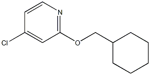 4-chloro-2-(cyclohexylmethoxy)pyridine Struktur