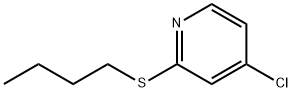2-(丁基硫代)-4-氯吡啶 结构式