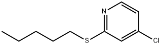 4-氯-2-(戊基硫代)吡啶, 1346707-29-6, 结构式