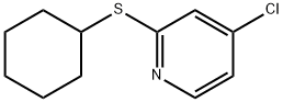 4-chloro-2-(cyclohexylthio)pyridine Struktur