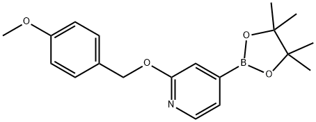 2-(4-methoxybenzyloxy)-4-(4,4,5,5-tetramethyl-1,3,2-dioxaborolan-2-yl)pyridine|2-((4-甲氧基苄基)氧基)-4-(4,4,5,5-四甲基-1,3,2-二氧硼烷-2-基)吡啶