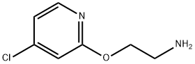 2 -(4-氯吡啶-2-氧基)乙醇胺, 1346708-15-3, 结构式