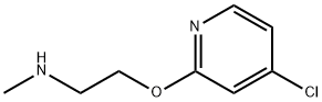 2-(4-chloropyridin-2-yloxy)-N-methylethanamine Structure