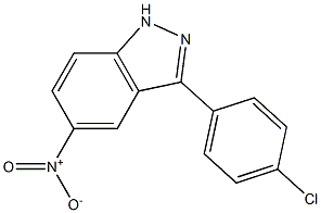 3-(4-chlorophenyl)-5-nitro-1H-indazole Structure