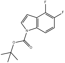 tert-butyl 4,5-difluoro-1H-indole-1-carboxylate Structure