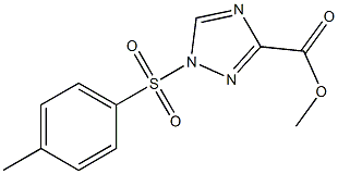 1-甲苯磺酰基-1H-1,2,4-三唑-3-甲酸甲酯, 1346809-32-2, 结构式