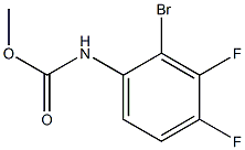 methyl 2-bromo-3,4-difluorophenylcarbamate Structure