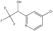 1-(4-chloropyridin-2-yl)-2,2,2-trifluoroethanol 化学構造式