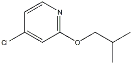 4-氯-2-异丁氧基吡啶, 1346809-63-9, 结构式