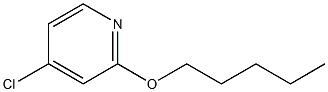 4-chloro-2-(pentyloxy)pyridine Struktur