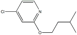 4-chloro-2-(isopentyloxy)pyridine Struktur