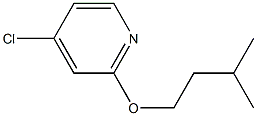 4-chloro-2-(isopentyloxy)pyridine Structure