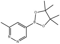 3-甲基-5-(4,4,5,5-四甲基-1,3,2-二氧杂硼烷-2-基)哒嗪,1350543-95-1,结构式