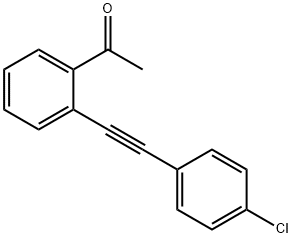 1-(2-((4-chlorophenyl)ethynyl)phenyl)ethanone