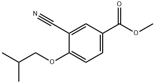 Methyl 3-cyano-4-isobutoxybenzoate 结构式