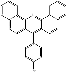 7-(4-Bromophenyl)dibenz[c,h]acridine 化学構造式