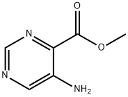 Methyl 5-aMinopyriMidine-4-carboxylate 化学構造式