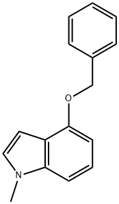 4-(苄氧基)-1-甲基-1H-吲哚,13523-93-8,结构式