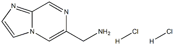 6-aMinoMethyl-iMidazo[1,2-a]pyrazine 2hcl Structure