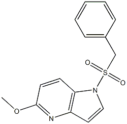 1-(Benzylsulfonyl)-5-Methoxy-4-azaindole Structure