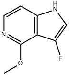3-Fluoro-4-Methoxy-5-azaindole Struktur