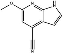 4-Cyano-6-Methoxy-7-azaindole Structure