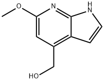 4-(HydroxyMethyl)-6-Methoxy-7-azaindole Struktur