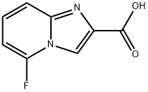 5-氟咪唑并[1,2-A]吡啶-2-羧酸, 1352398-48-1, 结构式