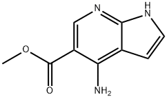 4-AMino-7-azaindole-5-carboxylic acid Methyl ester Structure