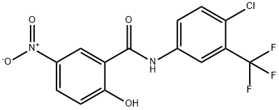 N-[4-Chloro-3-(trifluoroMethyl)phenyl]-2-hydroxy-5-nitrobenzaMide, 1352440-75-5, 结构式