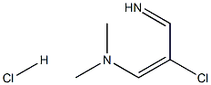 (E)-2-chloro-3-iMino-N,N-diMethylprop-1-en-1-aMine hydrochloride Structure