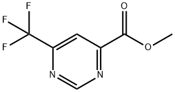 4-PyriMidinecarboxylic acid, 6-(trifluoroMethyl)-, Methyl ester 结构式