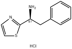 (S)-2-phenyl-1-(thiazol-2-yl)ethanaMine hydrochloride Struktur