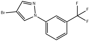 4-BroMo-1-[3-(trifluoroMethyl)phenyl]pyrazole Structure