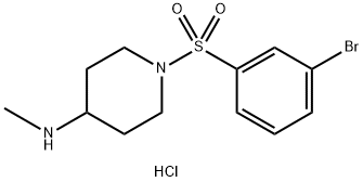 1-((3-BroMophenyl)sulfonyl)-N-Methylpiperidin-4-aMine hydrochloride
