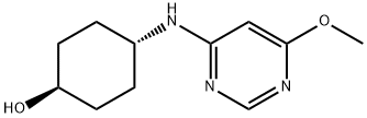 (1R,4R)-4-(6-Methoxy-pyriMidin-4-ylaMino)-cyclohexanol Structure