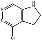 4-Chloro-2,3-dihydro-1H-pyrrolo[2,3-d]pyridazine 化学構造式