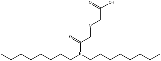N,N-Di-n-octyl-3-oxapentanedioic Acid MonoaMide Struktur