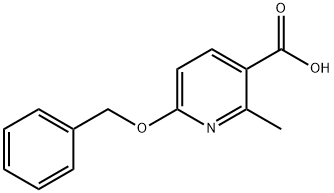 3-Pyridinecarboxylic acid, 2-Methyl-6-(phenylMethoxy)-, 1355172-95-0, 结构式