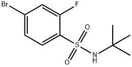 4-broMo-N-(tert-butyl)-2-fluorobenzenesulfonaMide|4-溴-N-(叔-丁基)-2-氟苯磺酰胺