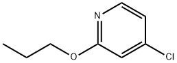 4-chloro-2-propoxypyridine 化学構造式