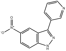 5-硝基-3-(吡啶-3-基)-1H-吲唑,1356087-84-7,结构式