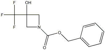 3-羟基-3-(三氟甲基)氮杂环丁烷-1-羧酸苄酯, 1356109-15-3, 结构式