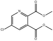 5-氯吡啶-2,3-二甲酸二甲酯, 1356109-26-6, 结构式