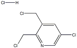 5-chloro-2,3-bis(chloroMethyl)pyridine hydrochloride Struktur